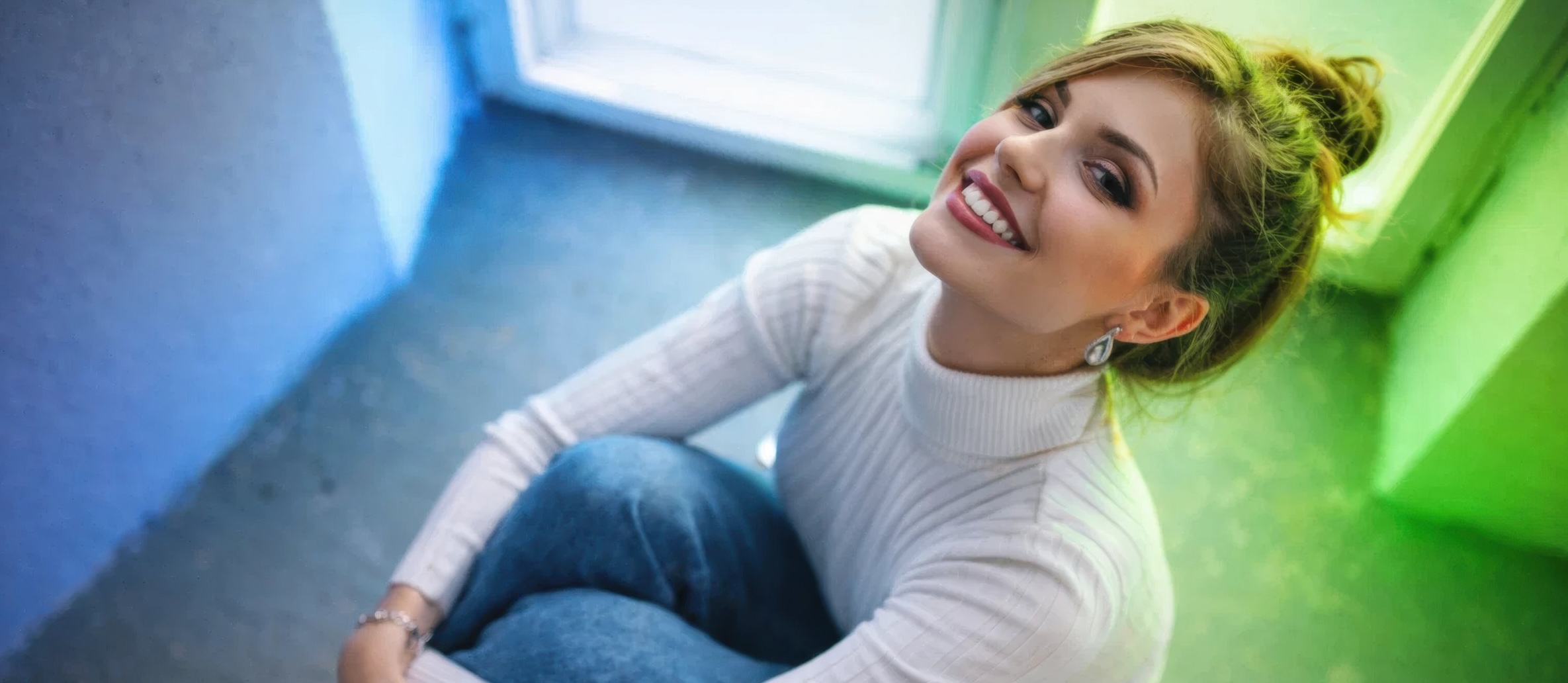 Mujer en consulta de salud femenina